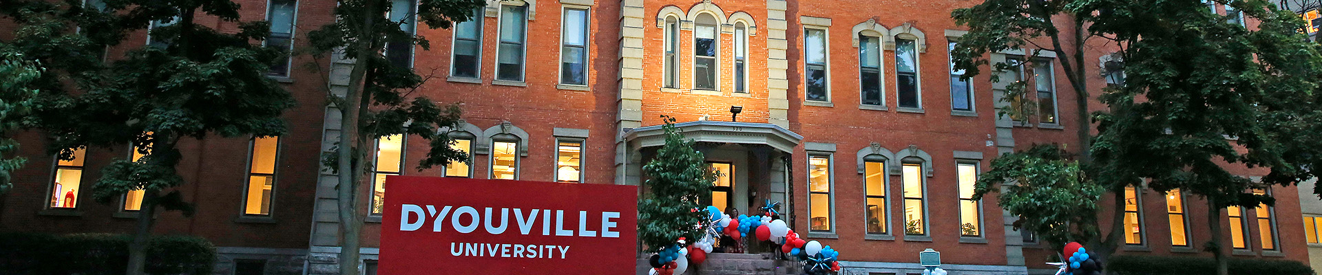 Front of D'Youville University