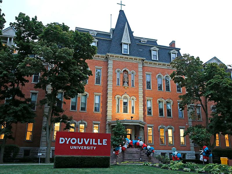 Front of D'Youville University